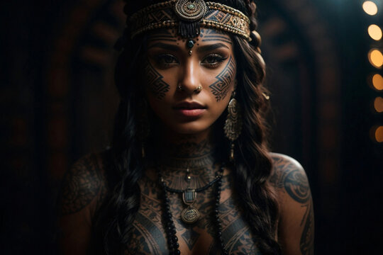 aztec tattoo ideas for girls｜TikTok Search