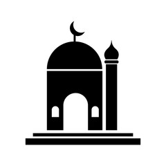 Islamic symbol and logo vector flat illustration on white background..eps