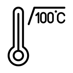Hot temperature icon - obrazy, fototapety, plakaty
