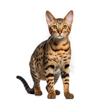 Ocicat , Isolated On Transparent, PNG, HD