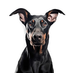 Doberman Pinscher , Isolated On Transparent, PNG, HD