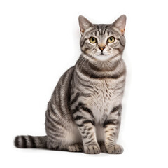 European Shorthair Cat , Isolated On Transparent, PNG, HD