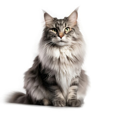 Obraz premium Norwegian Forest Cat , Isolated On Transparent, PNG, HD