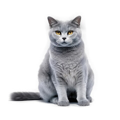 Fototapeta premium Ukrainian Levkoy Cat , Isolated On Transparent, PNG, HD