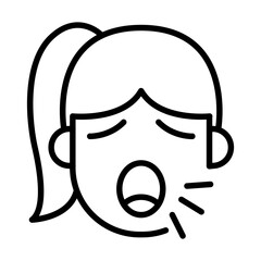 Cough and sneeze icon
