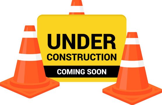traffic cone under construction