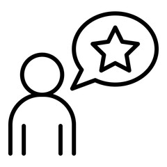 Customer feedback icon