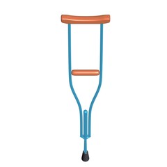 Crutches medical walking sticks for rehabilitation of broken leg