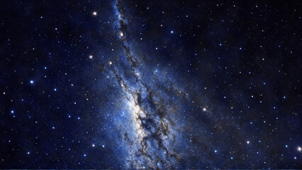 Fototapeta premium blu galaxy 