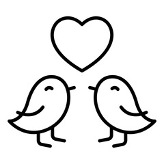Lovebirds icon