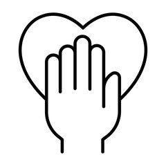 Love donation icon