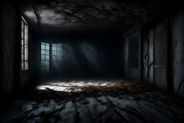 Fototapeta na wymiar scary haunted house
