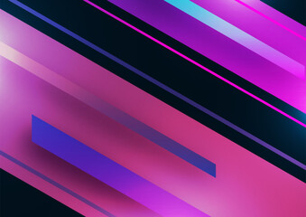 Obraz premium Modern abstract geometric background. Colorful tilted rectangles. Place for text. Corporate design. Vector