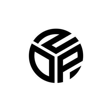 ZOP letter logo design on white background. ZOP creative initials letter logo concept. ZOP letter design.
