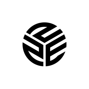 ZZE letter logo design on white background. ZZE creative initials letter logo concept. ZZE letter design.
