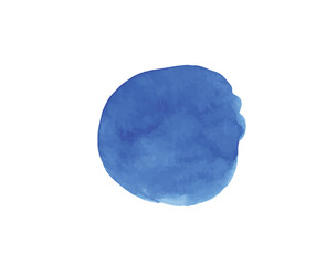 blue watercolour brush stroke