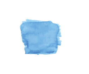 blue watercolour brush stroke