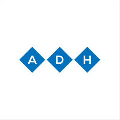 ADH letter logo design on white background. ADH creative initials letter logo concept. ADH letter design.
