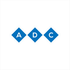 ADC letter logo design on white background. ADC creative initials letter logo concept. ADC letter design.
