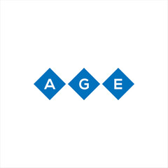 AGE letter logo design on white background. AGE creative initials letter logo concept. AGE letter design.
