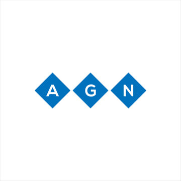 AGN letter logo design on white background. AGN creative initials letter logo concept. AGN letter design.
