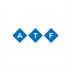 ATF letter logo design on white background. ATF creative initials letter logo concept. ATF letter design.
