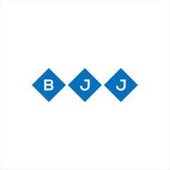 BJJ letter logo design on white background. BJJ creative initials letter logo concept. BJJ letter design.
