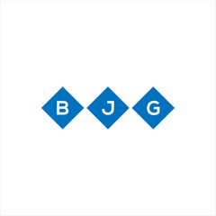 BJG letter logo design on white background. BJG creative initials letter logo concept. BJG letter design.

