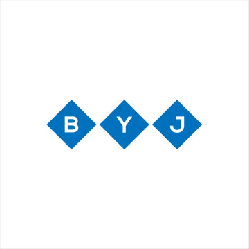 BYJ letter technology logo design on white background. BYJ creative initials letter IT logo concept. BYJ setting shape design

