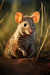 African Elephant in his Habitat. Majestic Portrait. Africa Wildlife Animal. Generative ai