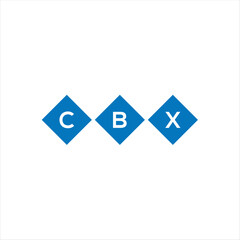 CBX letter technology logo design on white background. CBX creative initials letter IT logo concept. CBX setting shape design
