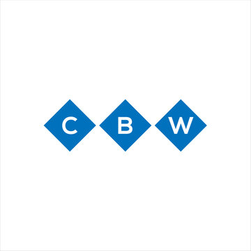 CBW letter technology logo design on white background. CBW creative initials letter IT logo concept. CBW setting shape design
