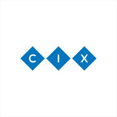 CIx letter technology logo design on white background. CIx creative initials letter IT logo concept. CIx setting shape design
