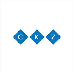 CKZ letter technology logo design on white background. CKZ creative initials letter IT logo concept. CKZ setting shape design

