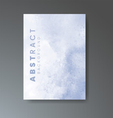 Cover template with watercolor background. Design for your cover, date, postcard, banner, logo.