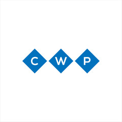 CWP letter technology logo design on white background. CWP creative initials letter IT logo concept. CWP setting shape design
