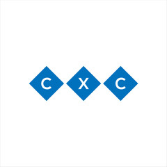 CXC letter technology logo design on white background. CXC creative initials letter IT logo concept. CXC setting shape design
