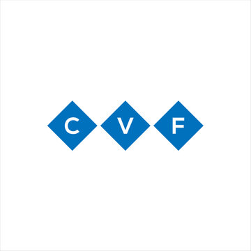 CVF letter technology logo design on white background. CVF creative initials letter IT logo concept. CVF setting shape design
