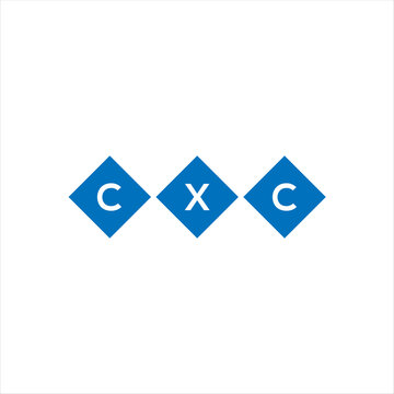 CXC letter technology logo design on white background. CXC creative initials letter IT logo concept. CXC setting shape design
