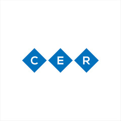 CER letter technology logo design on white background. CER creative initials letter IT logo concept. CER setting shape design
