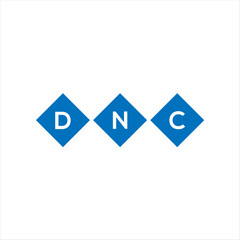 DNC letter technology logo design on white background. DNC creative initials letter IT logo concept. DNC setting shape design
