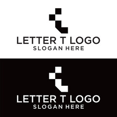 Obraz premium Letter T logo collection with modern concept Premium Vector
