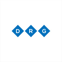 DRG letter technology logo design on white background. DRG creative initials letter IT logo concept. DRG setting shape design

