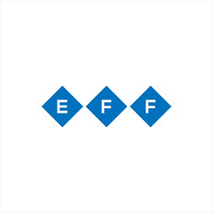EFF letter technology logo design on white background. EFF creative initials letter IT logo concept. EFF setting shape design
