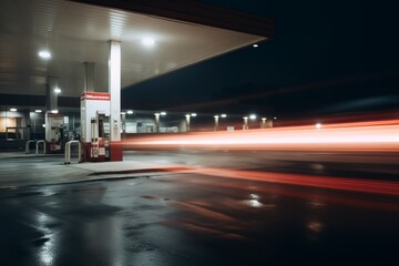 Obraz na płótnie Canvas Gas Station