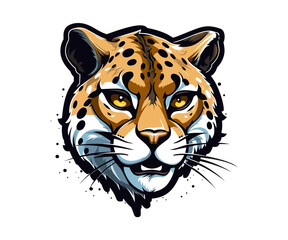 Perfect Cheetah Logo. Vector illustration design.