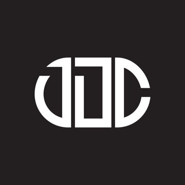 JJC letter technology logo design on black background. JJC creative initials letter IT logo concept. JJC setting shape design
