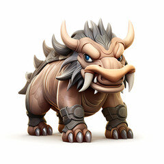 Fototapeta premium 3d render of creature