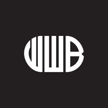 WWB letter technology logo design on black background. WWB creative initials letter IT logo concept. WWB setting shape design
