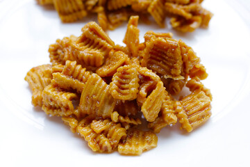 Klong Klang Krob, Thai caramelized crisps sweet dessert